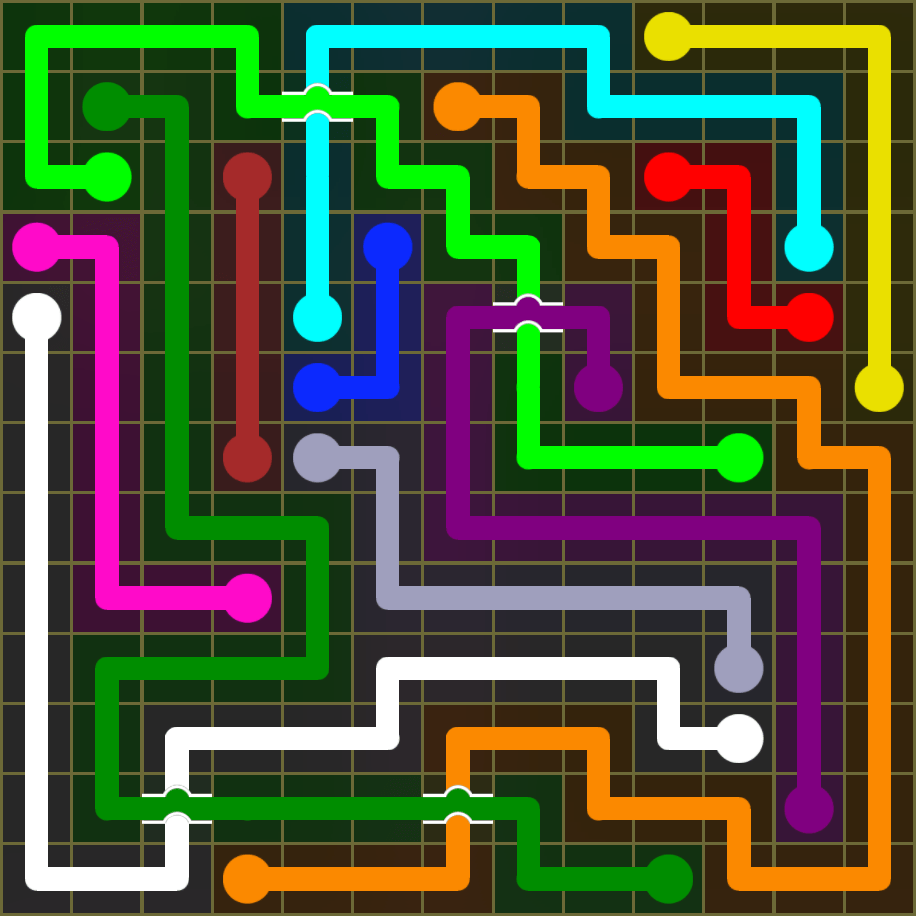 Flow Free 1591 Solution