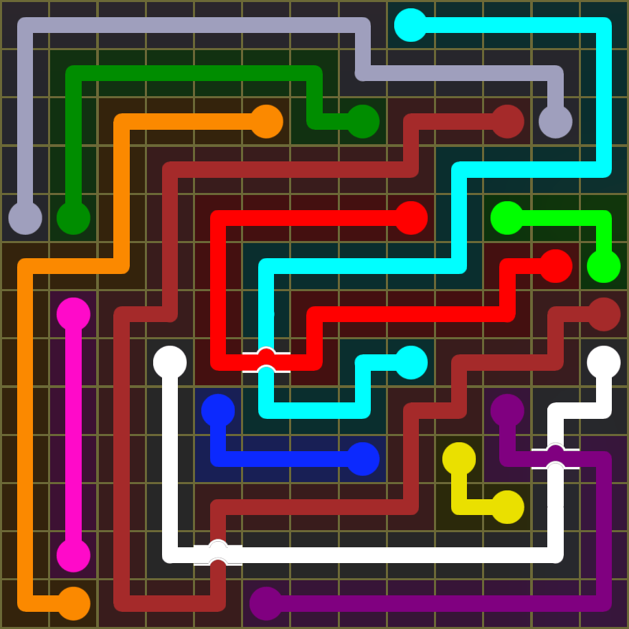 Flow Free 1592 Solution