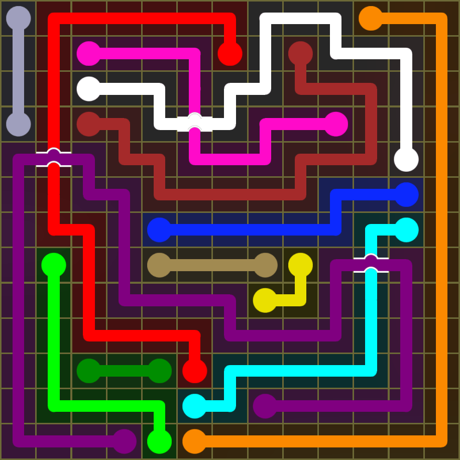 Flow Free 1636 Solution