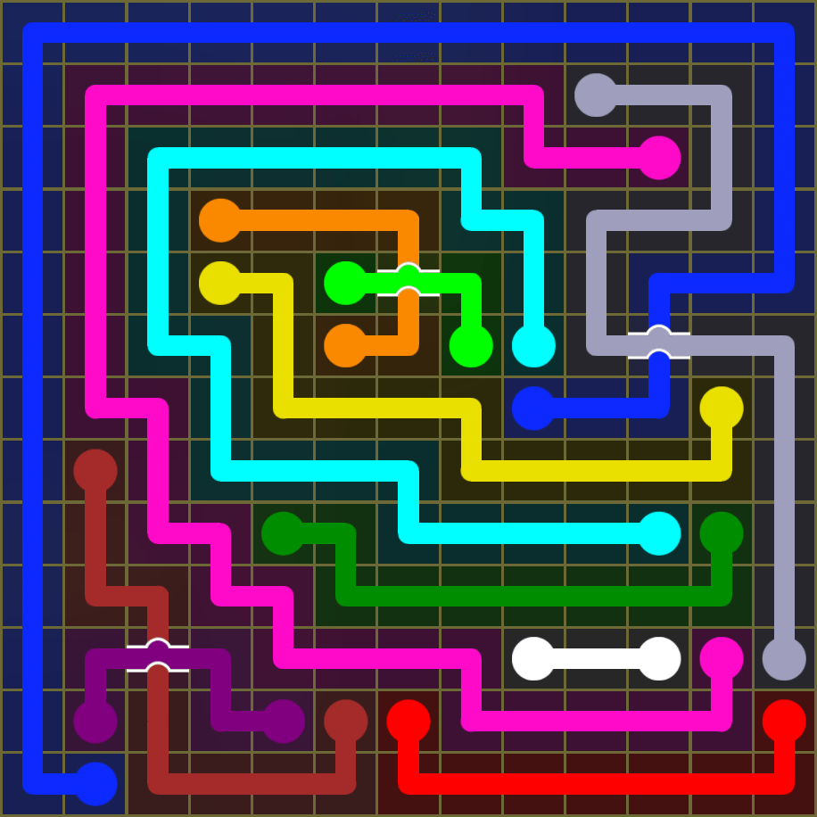 Flow Free 1641 Solution