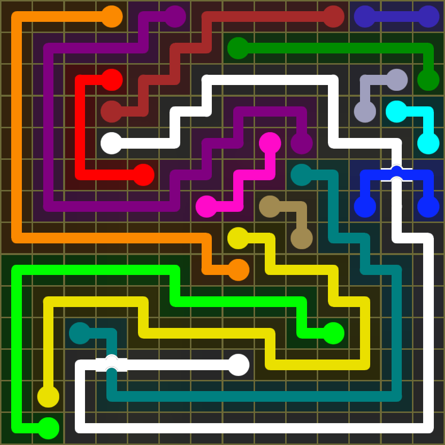 Flow Free 1823 Solution