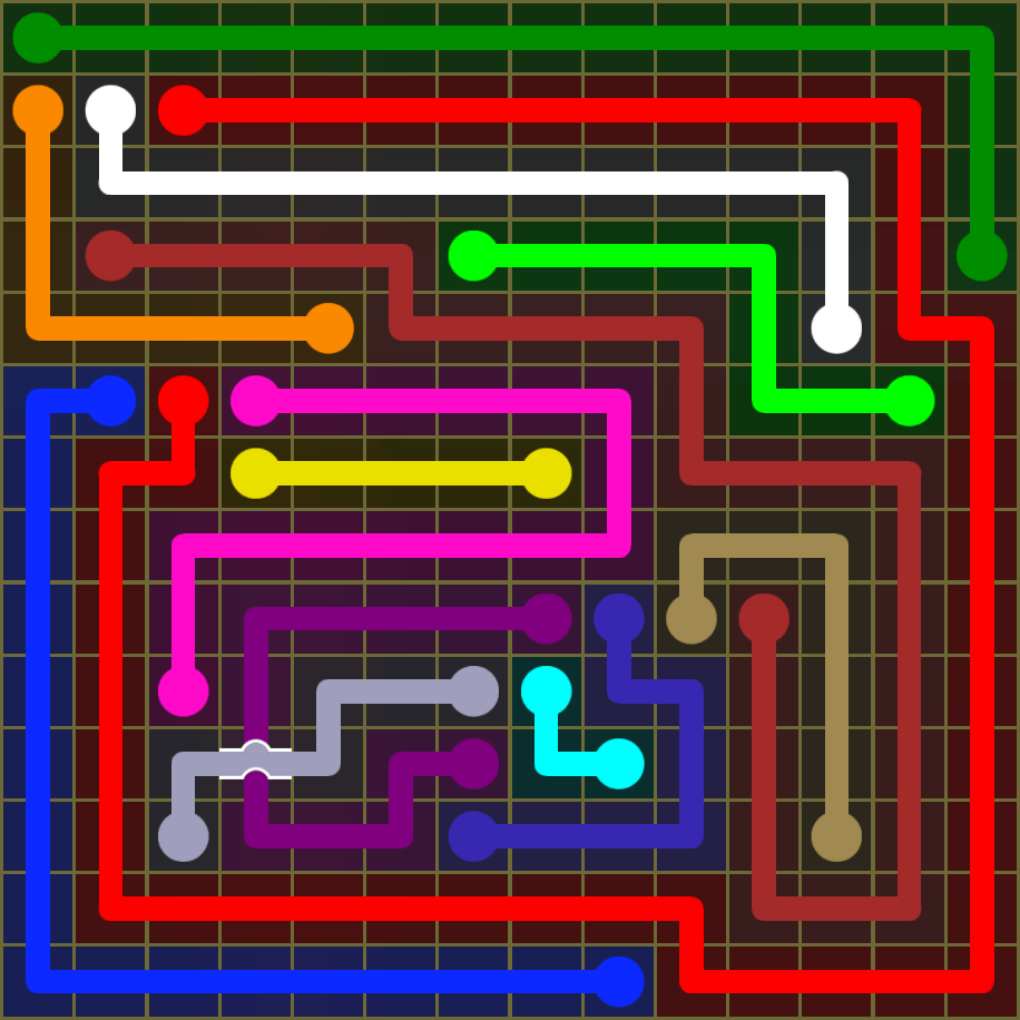 Flow Free 1723 Solution