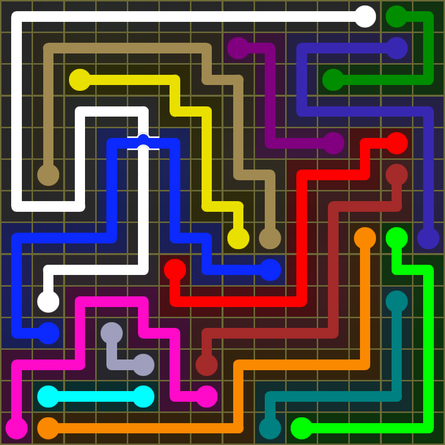 Flow Free 1739 Solution
