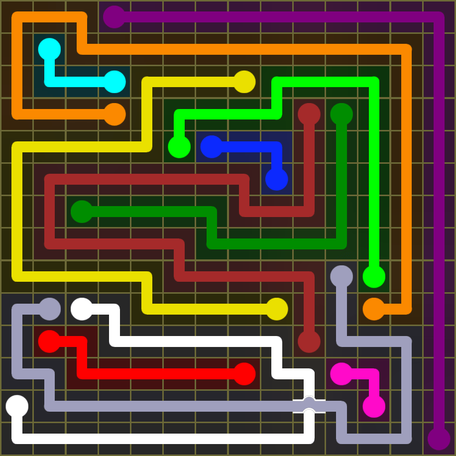 Flow Free 1717 Solution