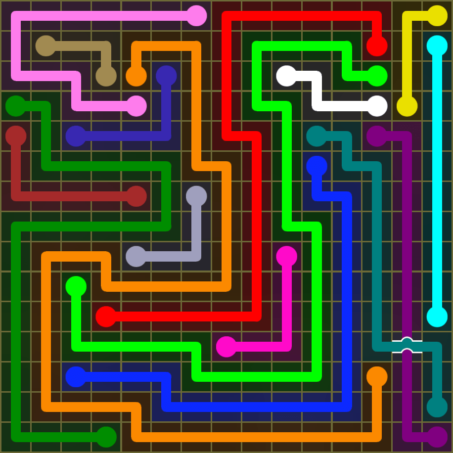 Flow Free 1931 Solution