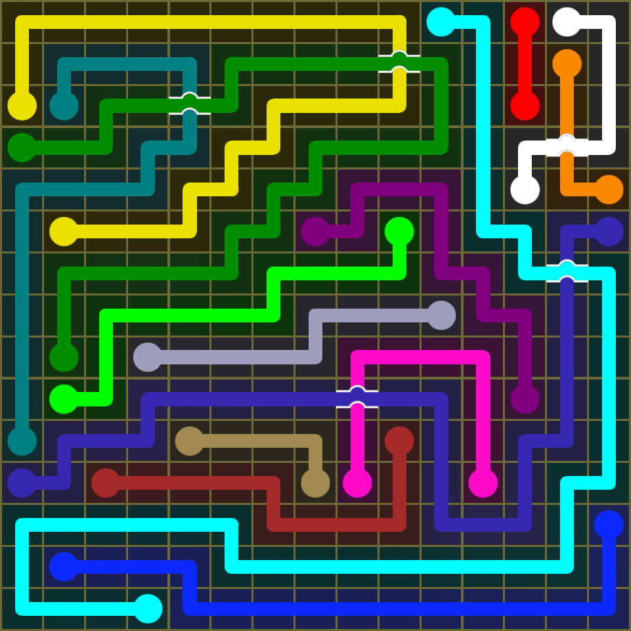 Flow Free 1852 Solution