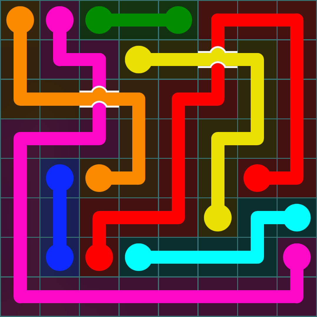 Flow Free 533 Solution