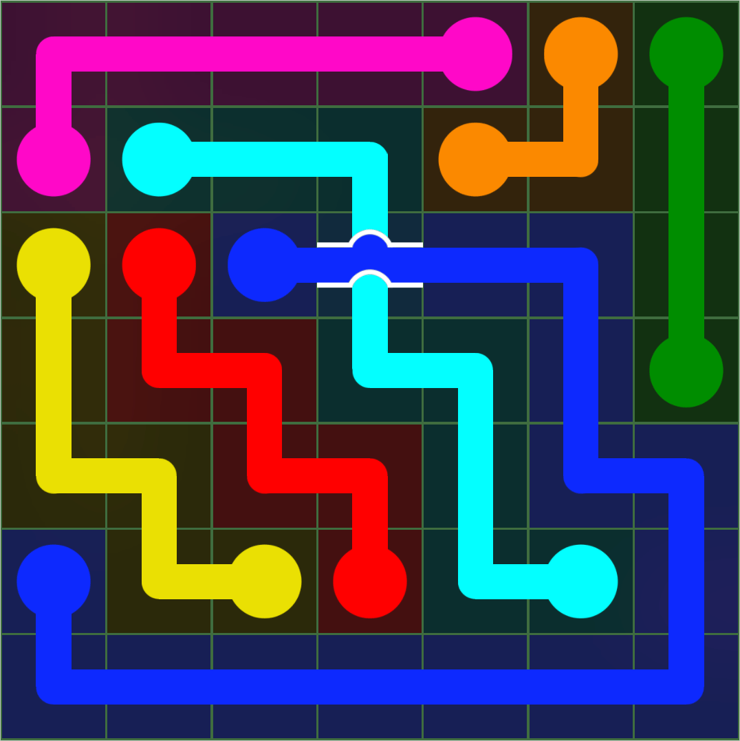 Flow Free 343 Solution