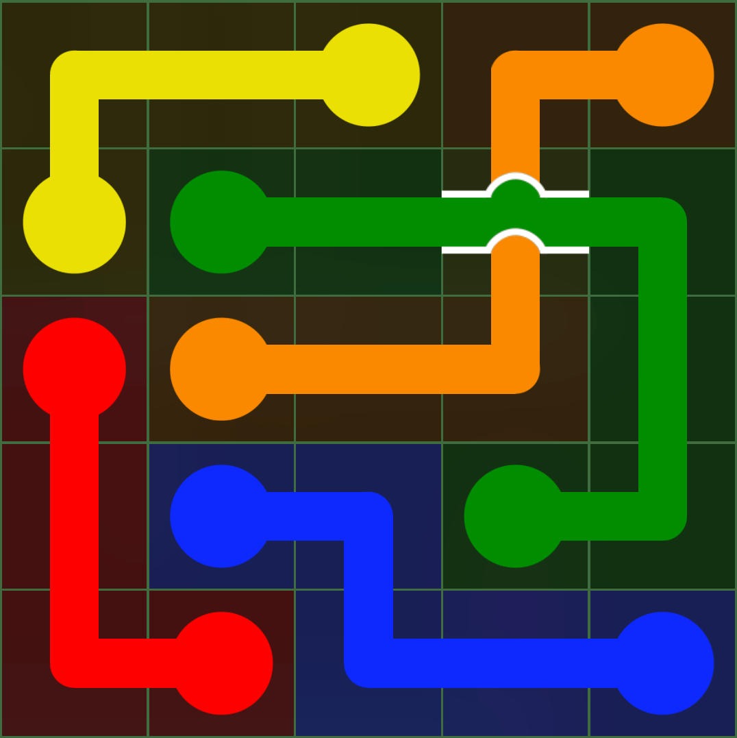 Flow Free 28 Solution