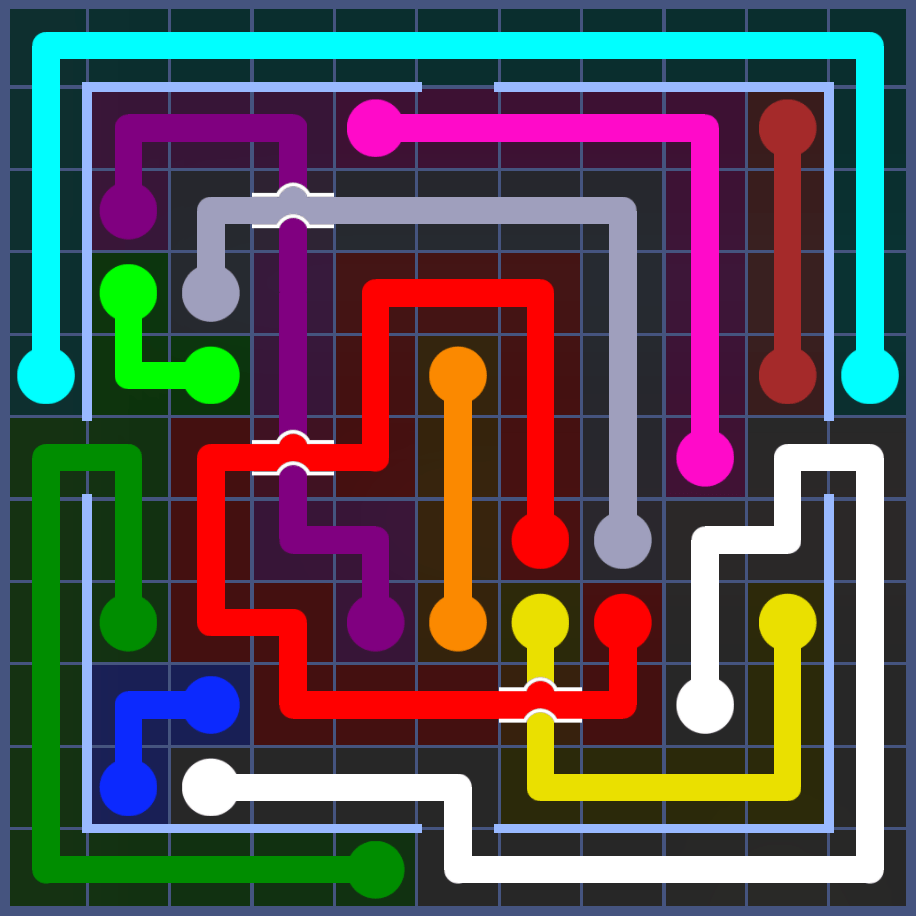 Flow Free 5832 Solution