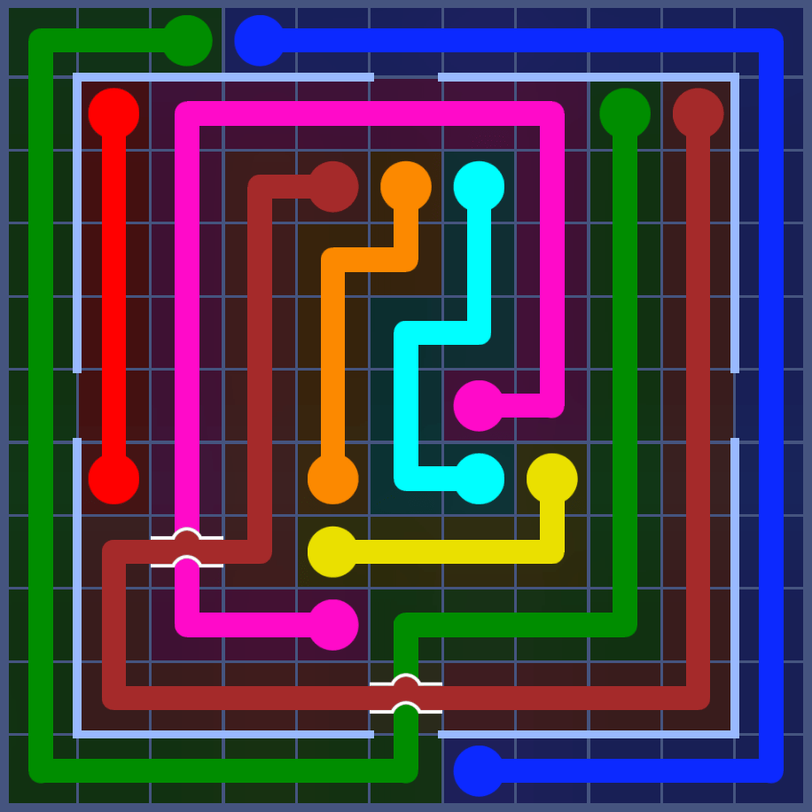 Flow Free 5834 Solution