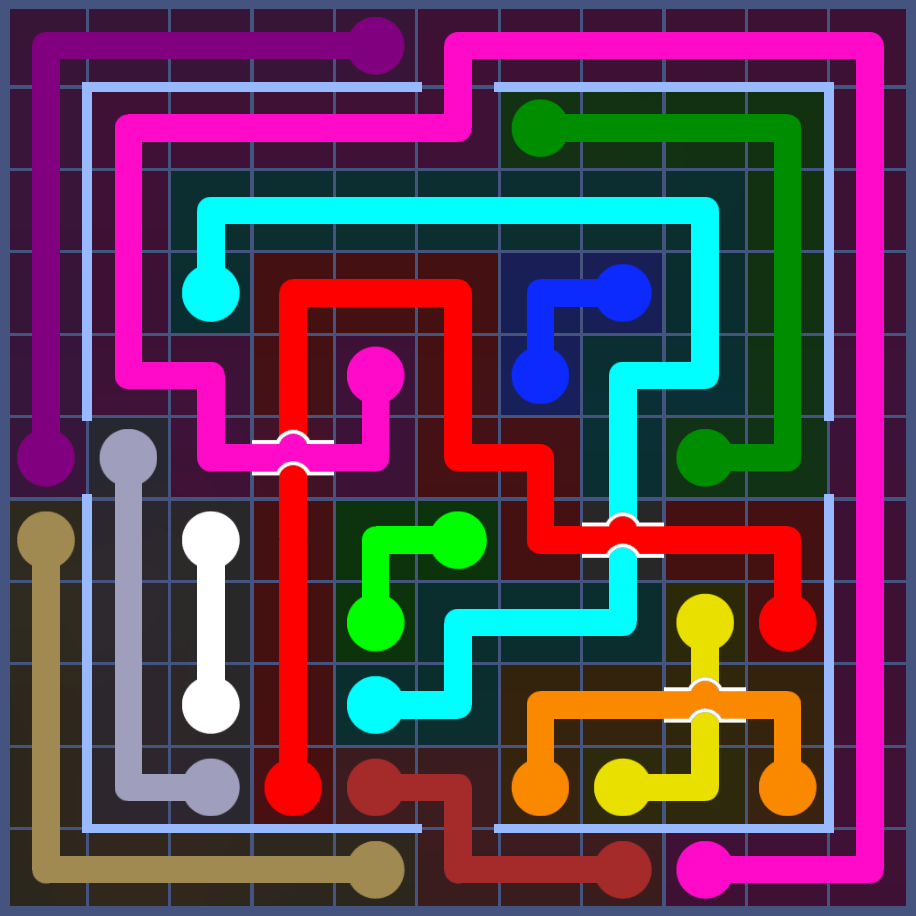 Flow Free 5837 Solution