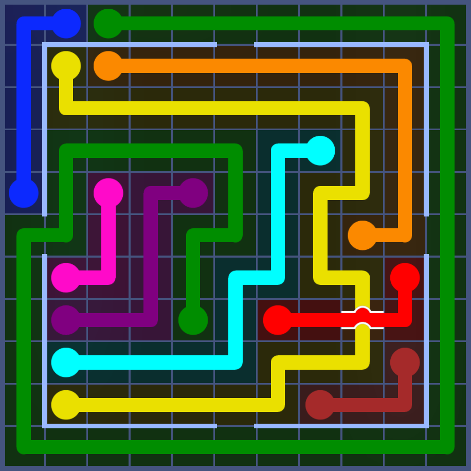 Flow Free 5843 Solution