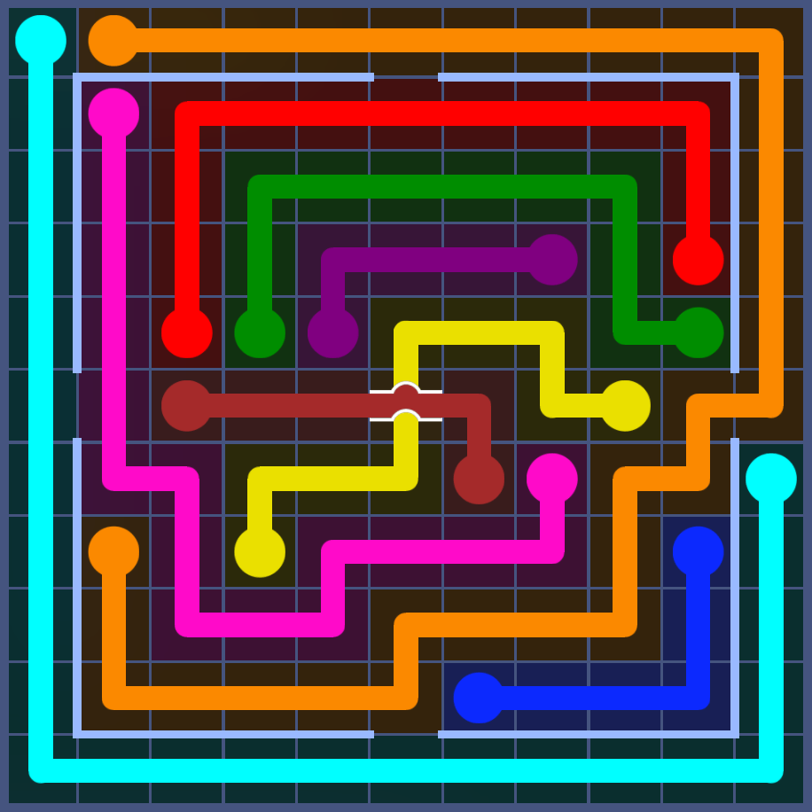 Flow Free 5848 Solution