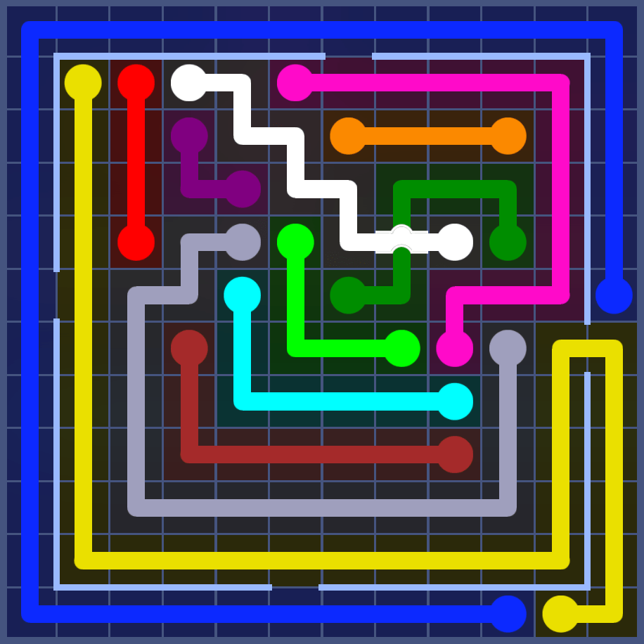 Flow Free 5857 Solution