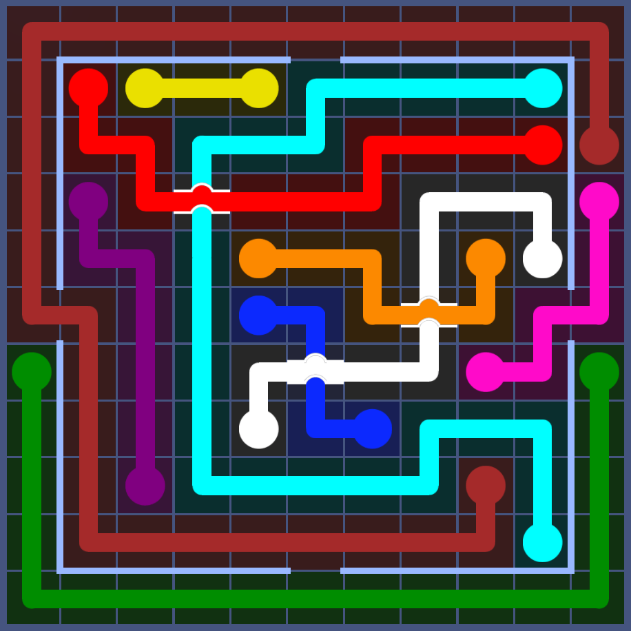 Flow Free 5828 Solution