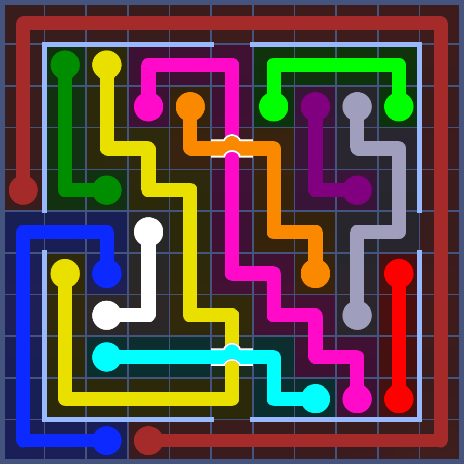 Flow Free 5829 Solution