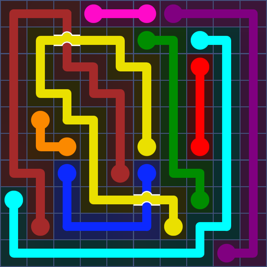Flow Free 5532 Solution
