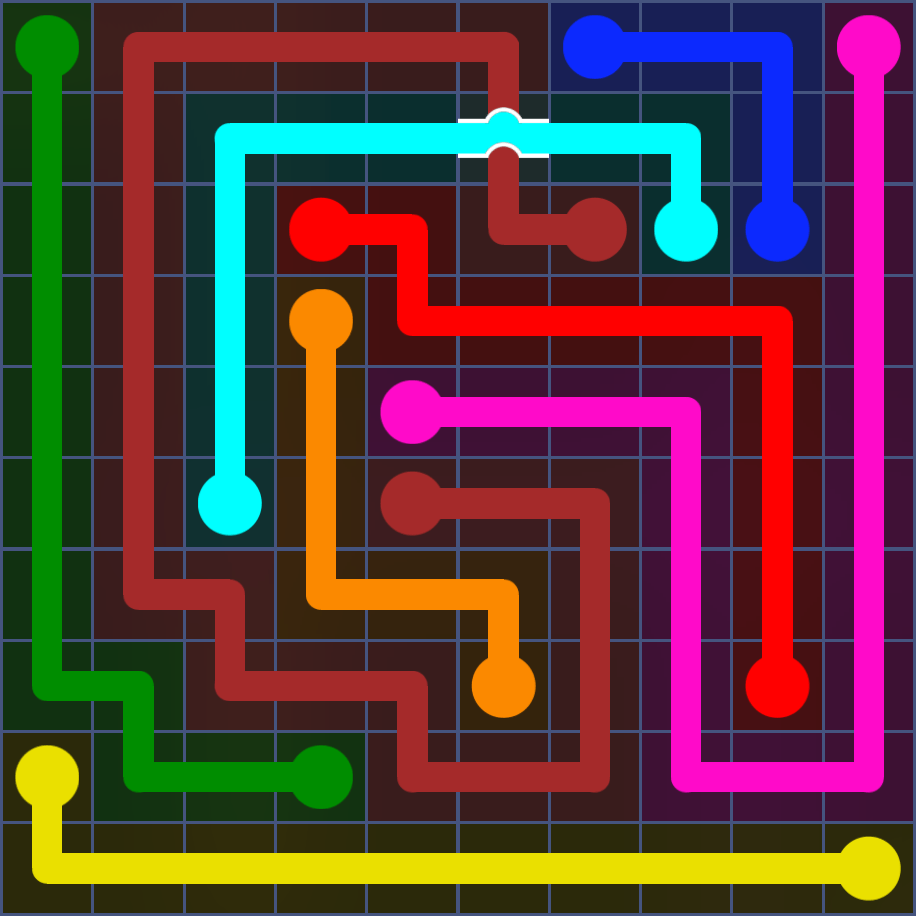 Flow Free 5533 Solution