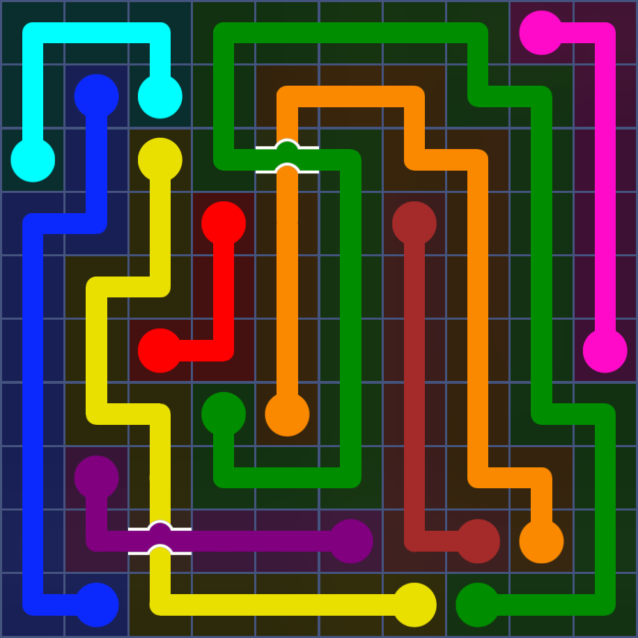Flow Free 5534 Solution