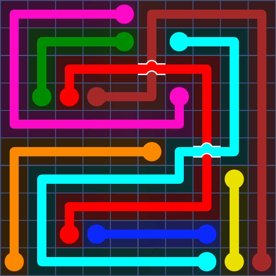 Flow Free 5539 Solution