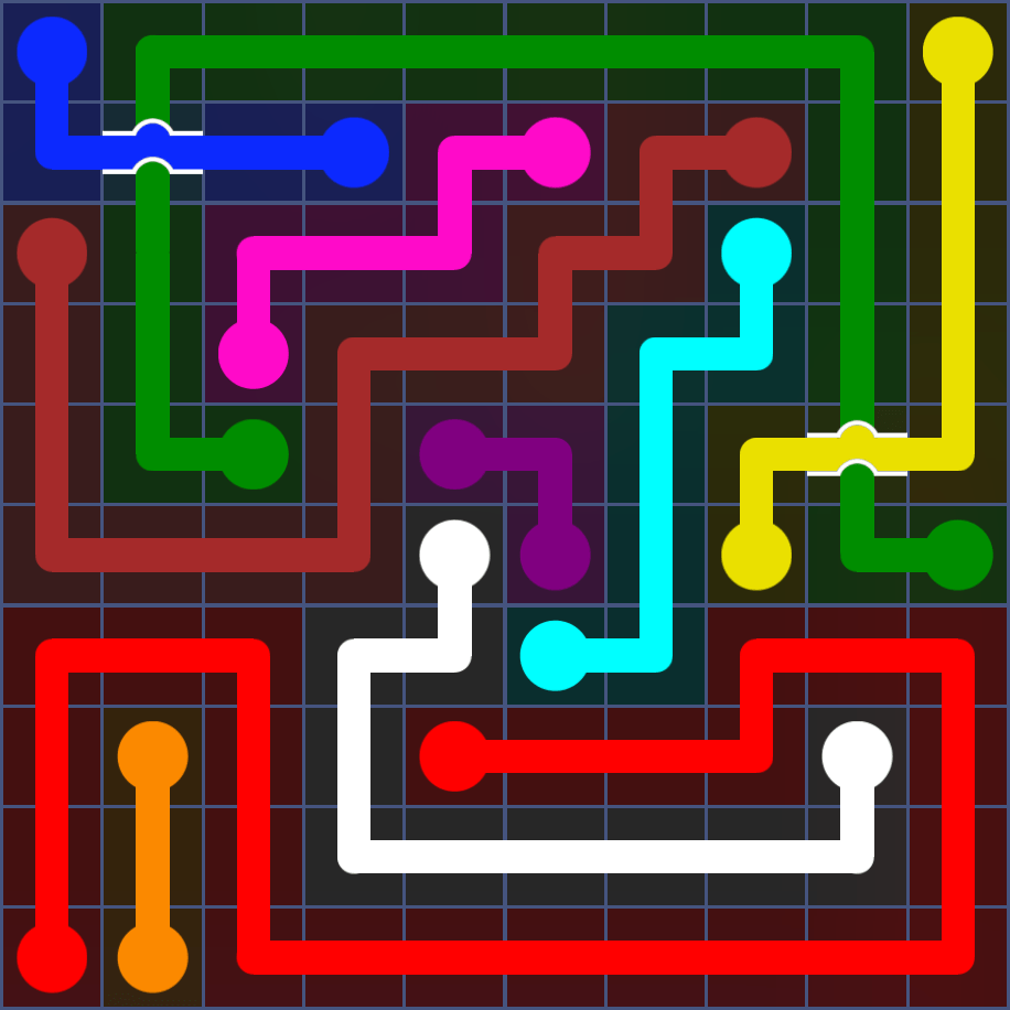 Flow Free 5542 Solution