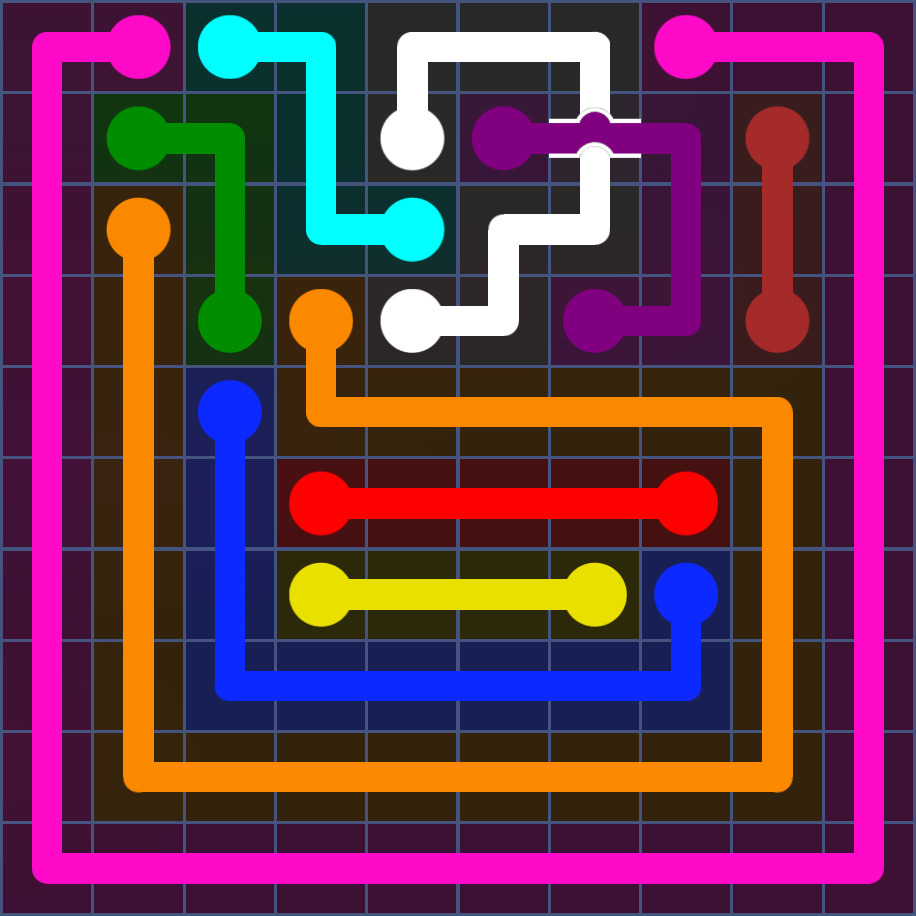 Flow Free 5544 Solution