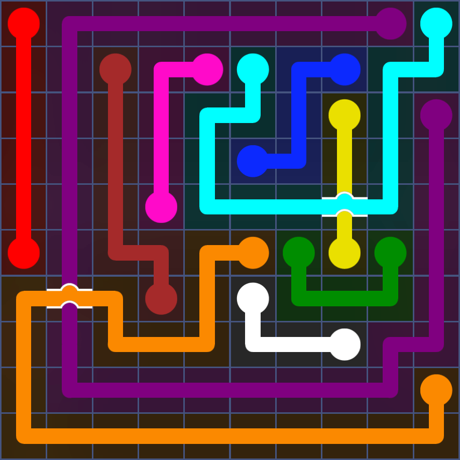 Flow Free 5549 Solution