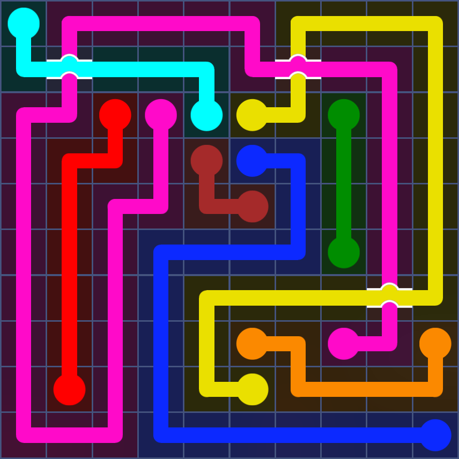 Flow Free 5524 Solution