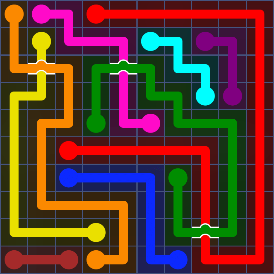 Flow Free 5525 Solution