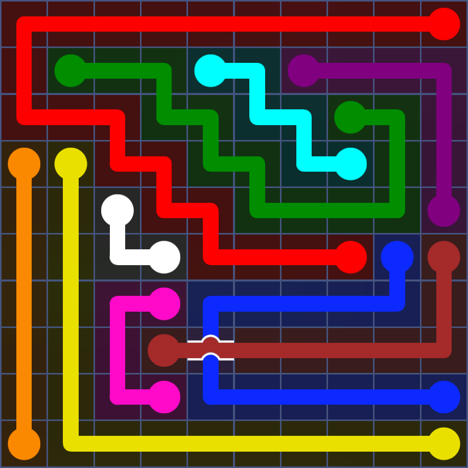 Flow Free 5529 Solution