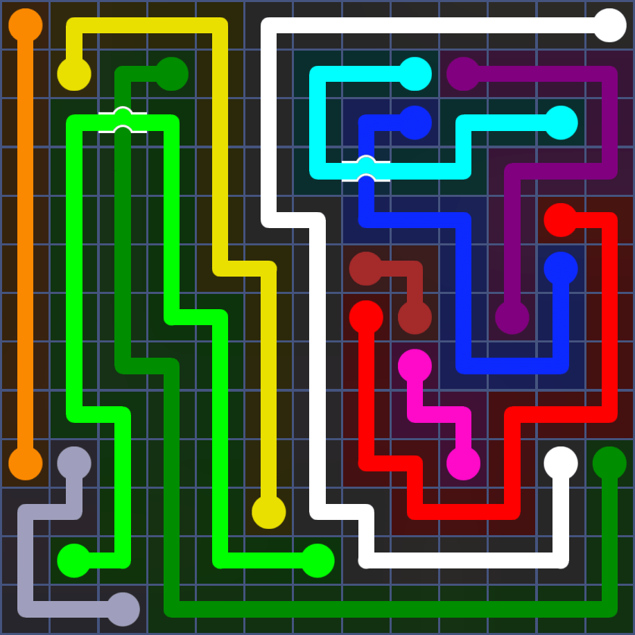 Flow Free 5631 Solution