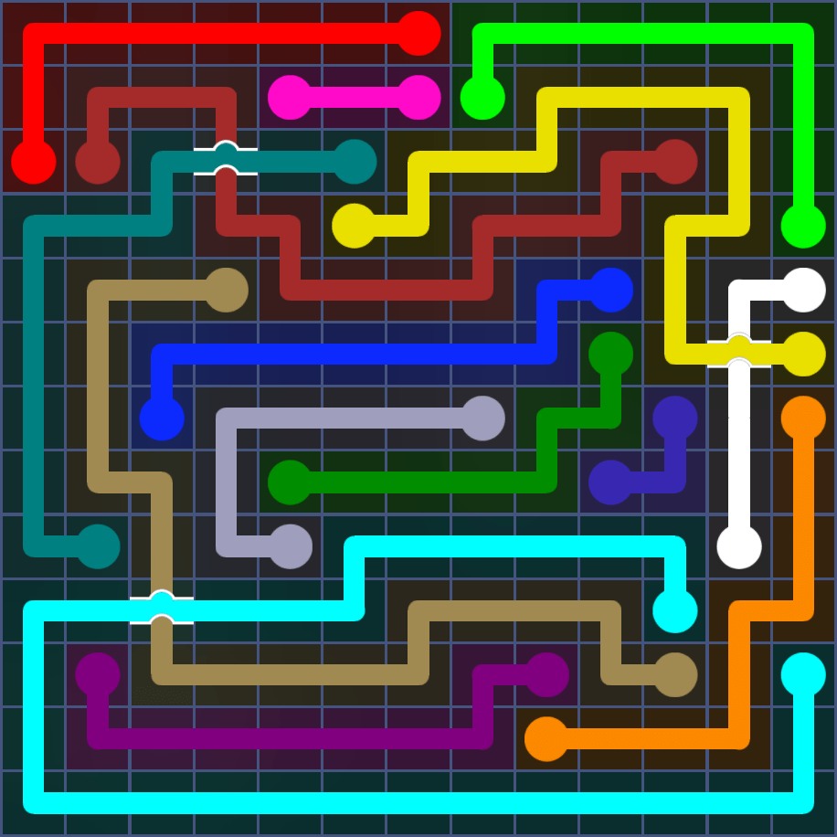 Flow Free 5639 Solution