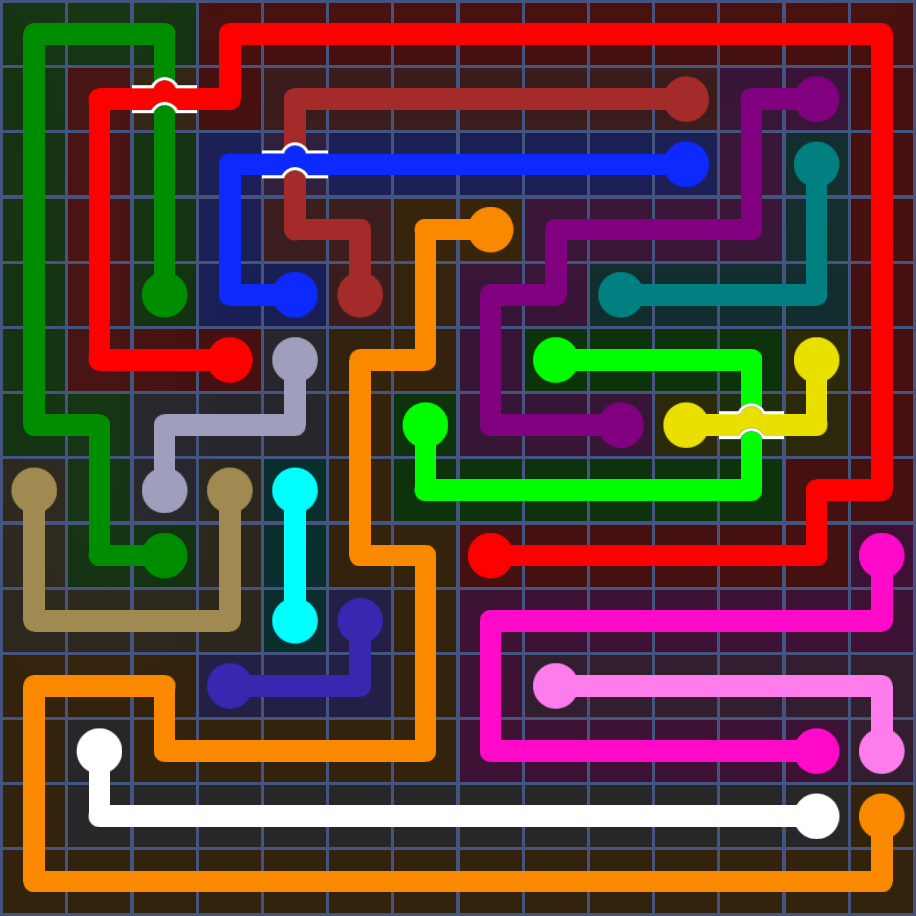 Flow Free 5652 Solution