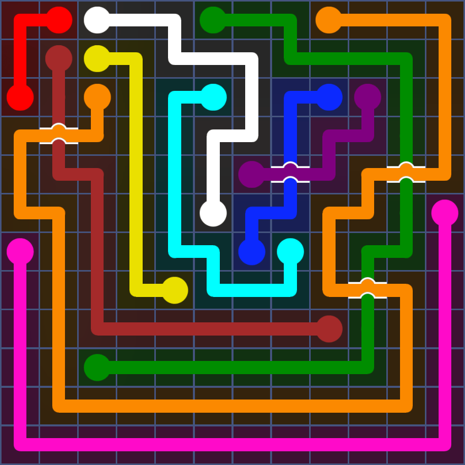 Flow Free 5681 Solution