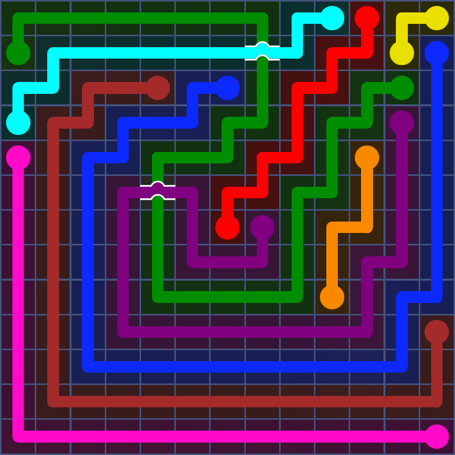 Flow Free 5684 Solution