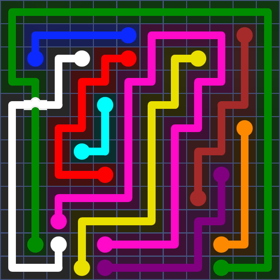 Flow Free 5685 Solution