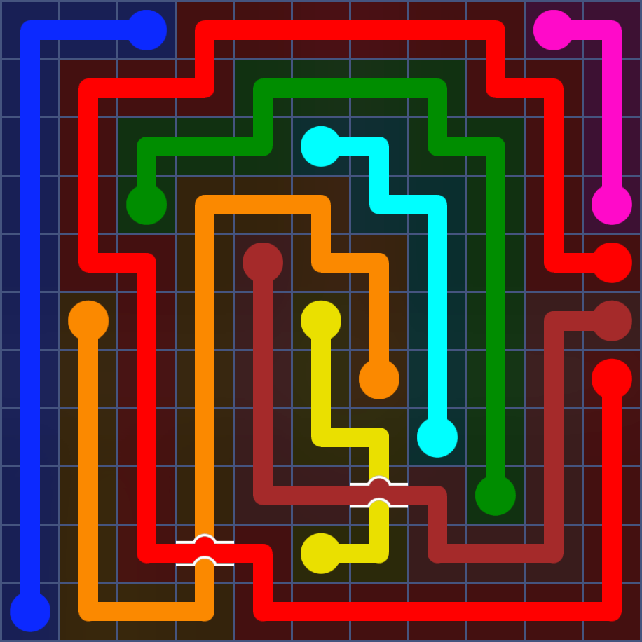 Flow Free 5686 Solution