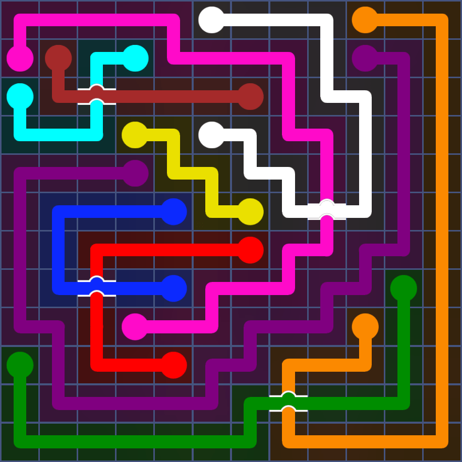 Flow Free 5689 Solution