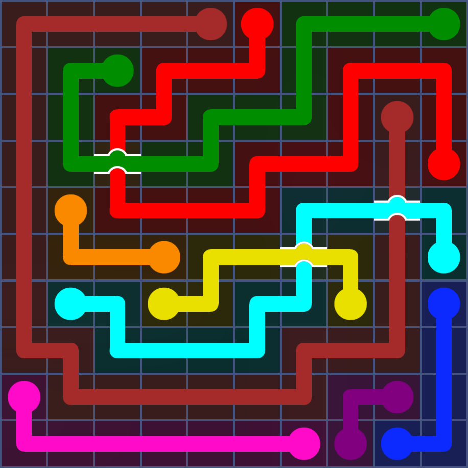 Flow Free 5695 Solution