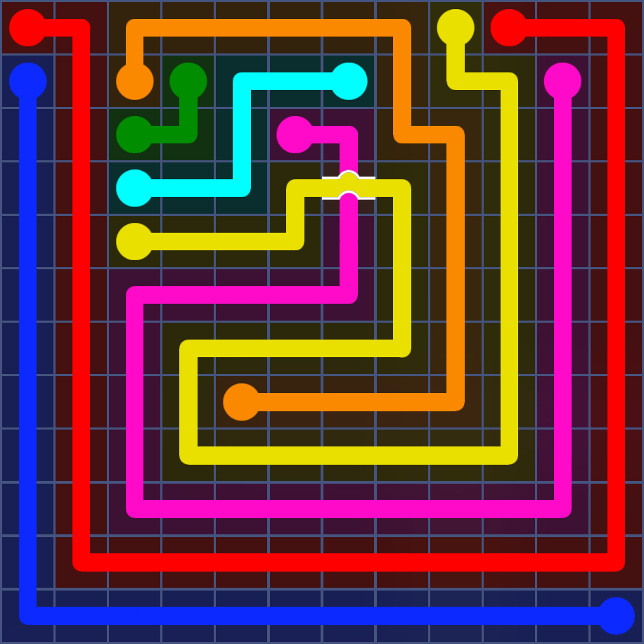 Flow Free 5697 Solution