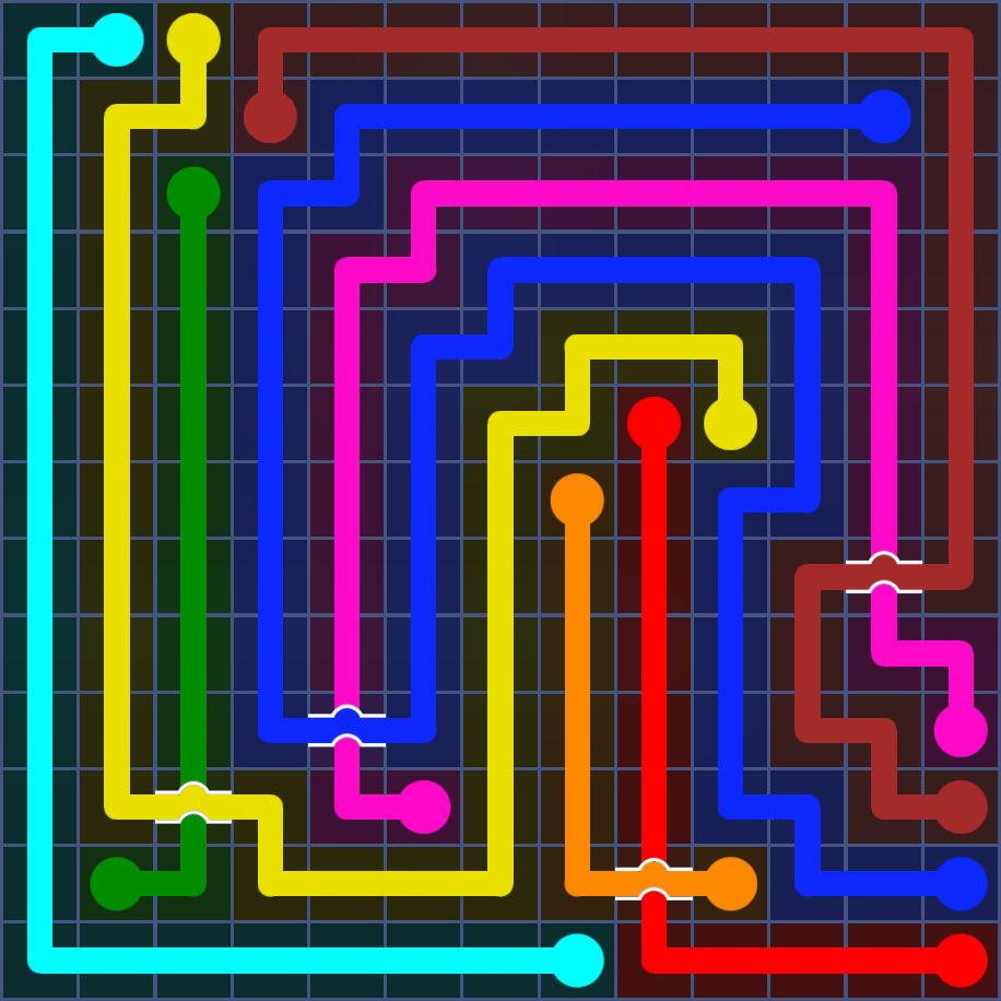 Flow Free 5674 Solution