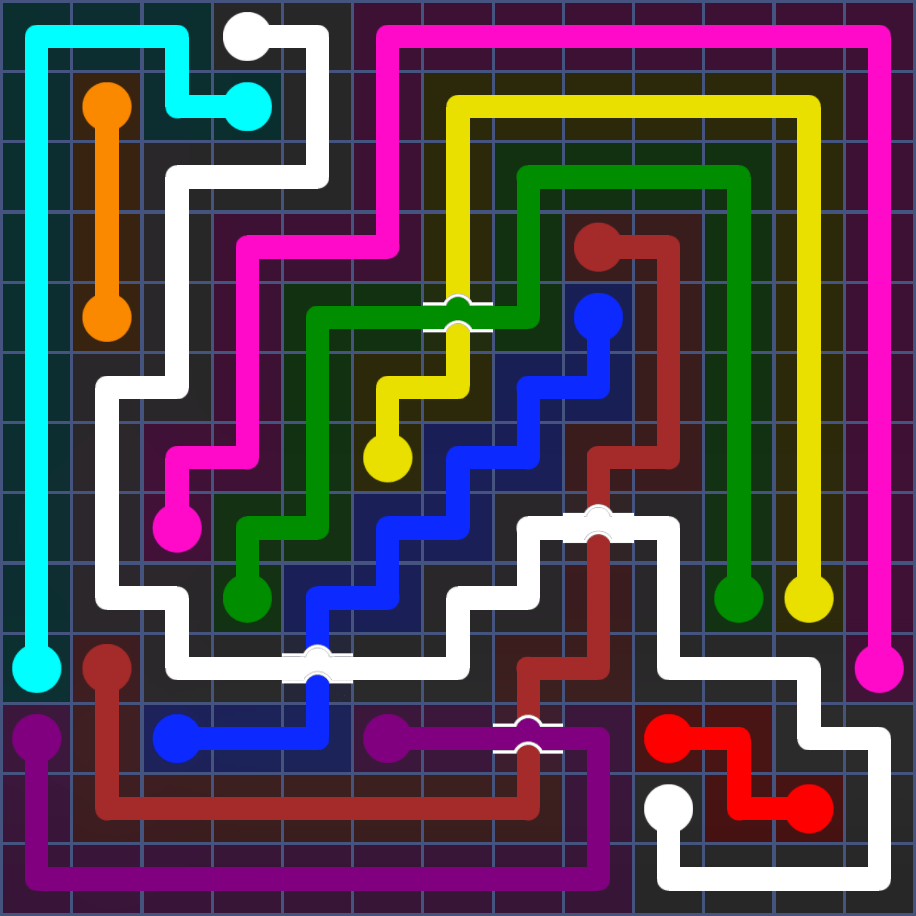 Flow Free 5676 Solution