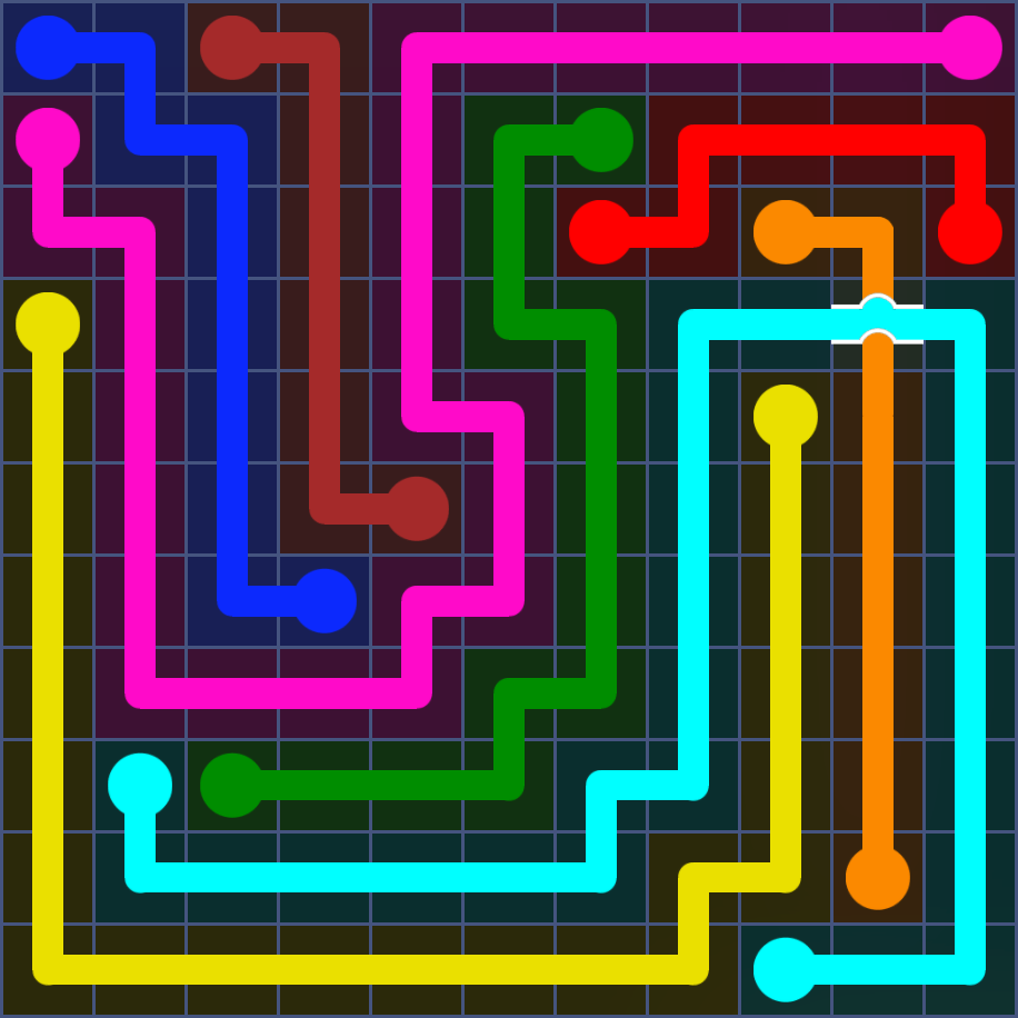 Flow Free 5678 Solution