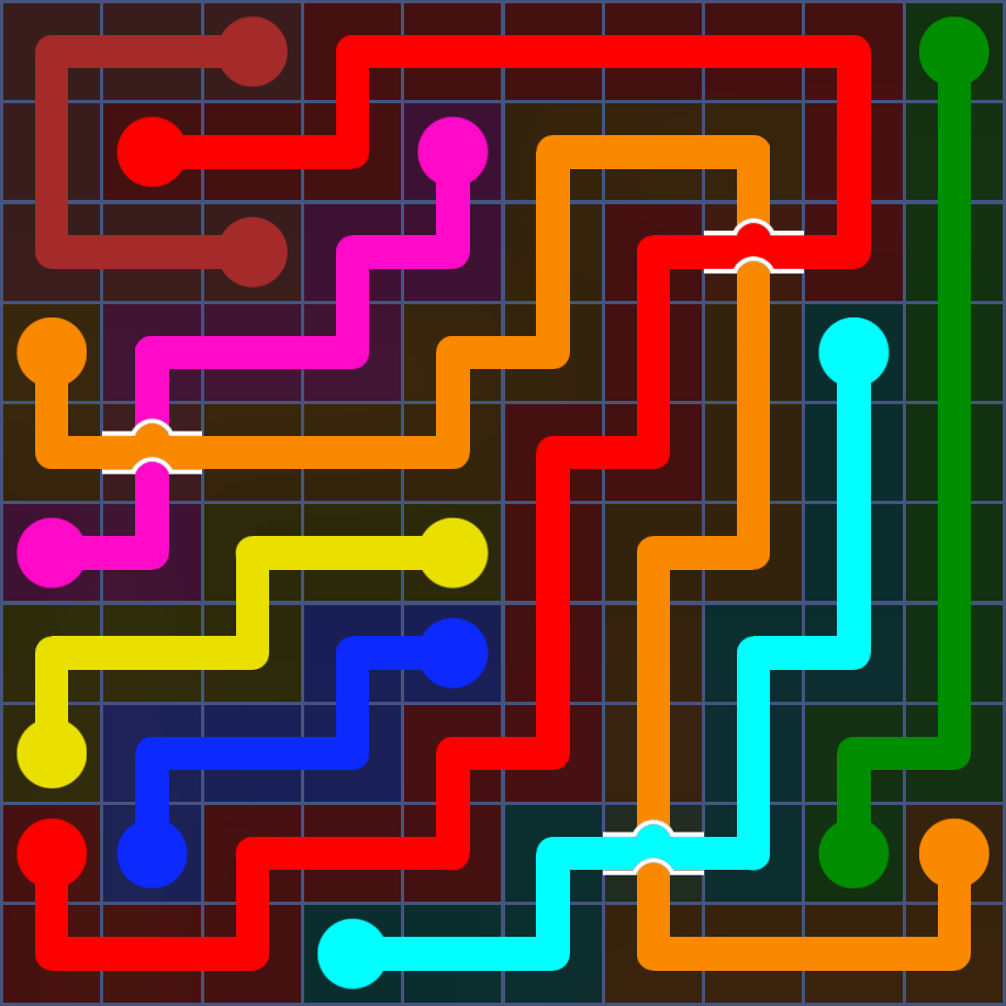 Flow Free 5679 Solution