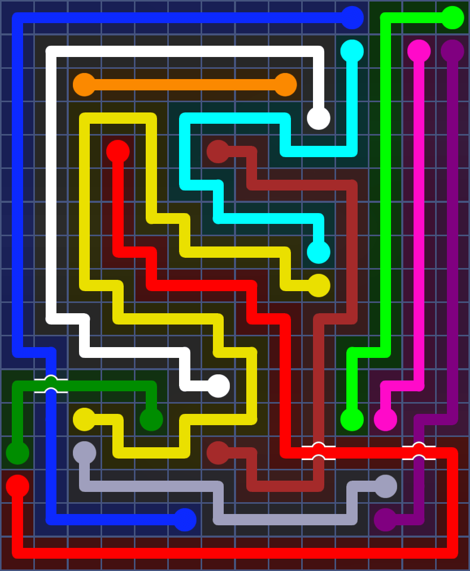 Flow Free 6074 Solution
