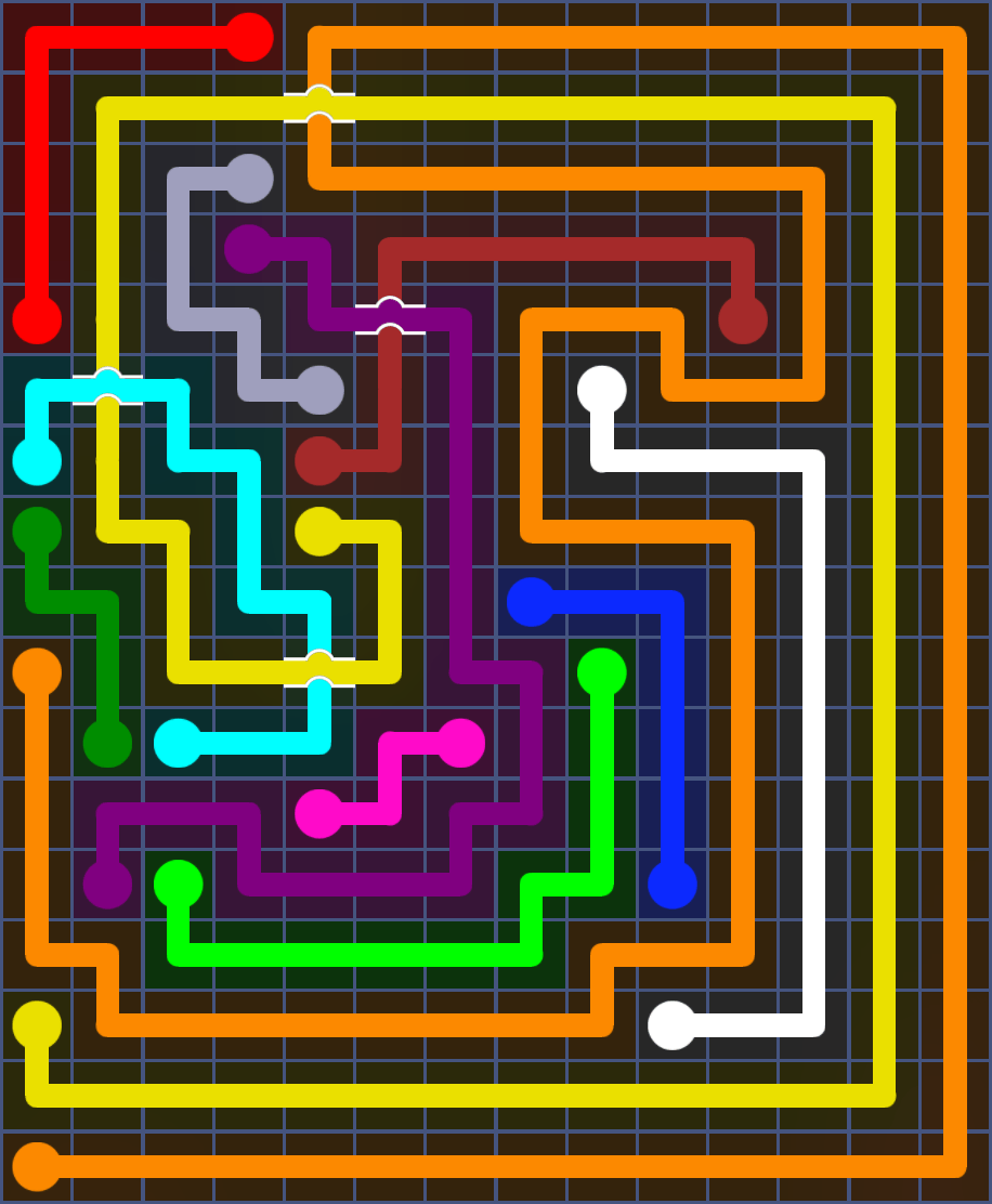 Flow Free 6078 Solution