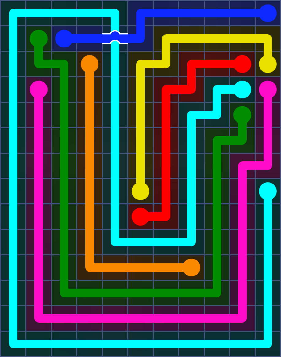 Flow Free 5989 Solution