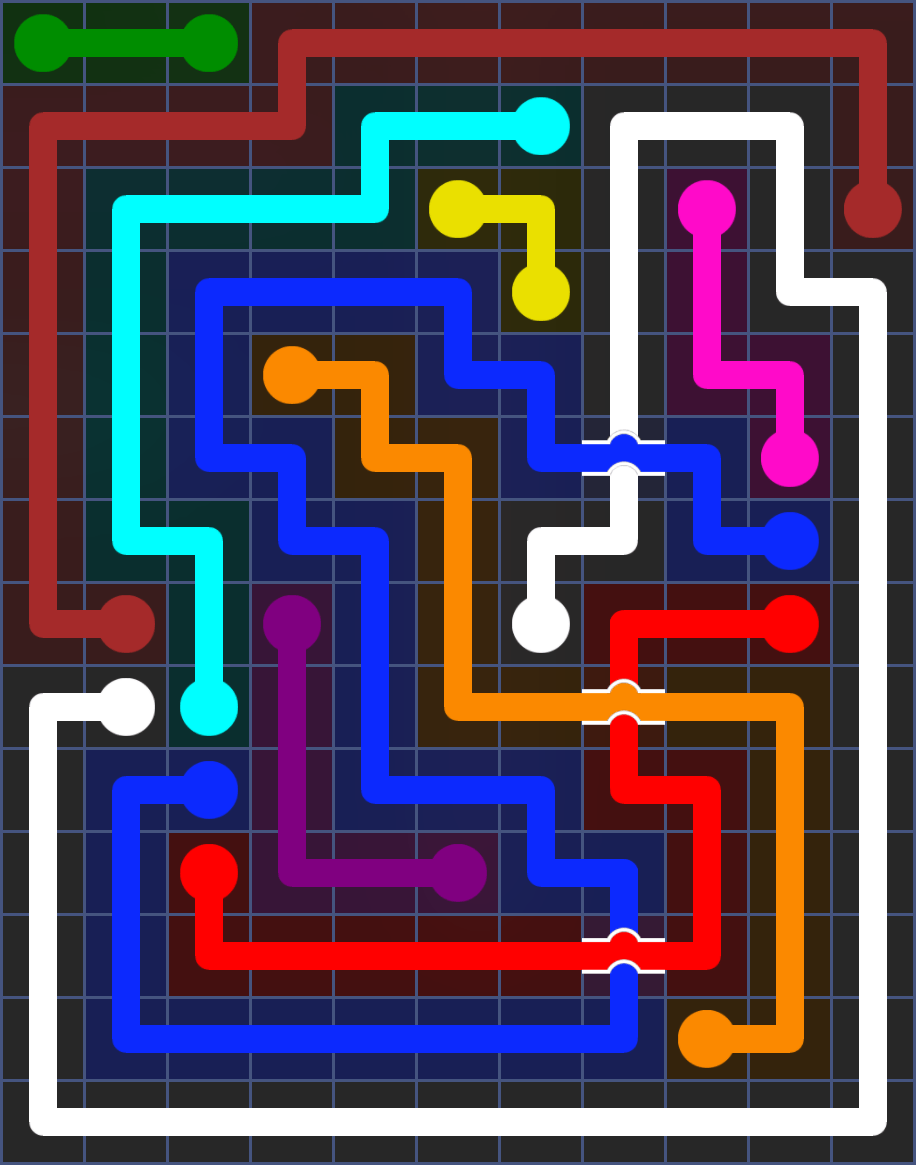 Flow Free 5992 Solution