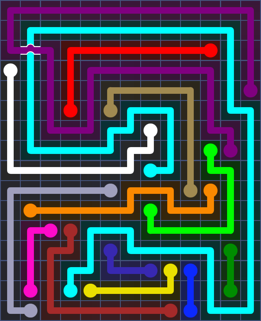 Flow Free 6041 Solution